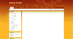 Desktop Screenshot of amusevocale.nl