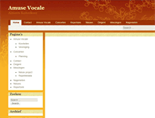 Tablet Screenshot of amusevocale.nl
